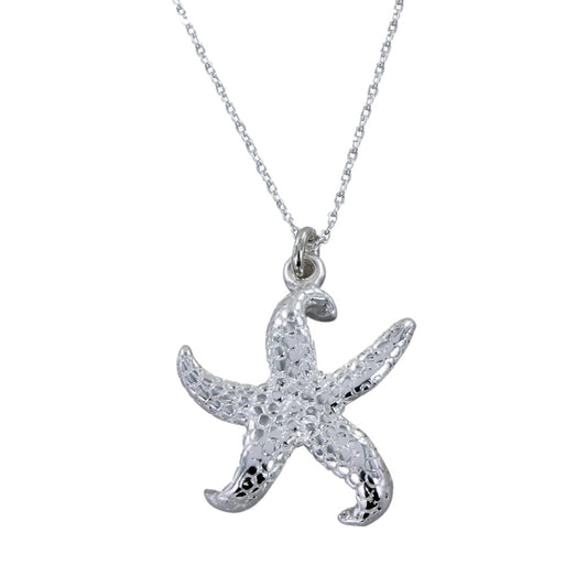 R&R Starfish Sterling Silver Necklace