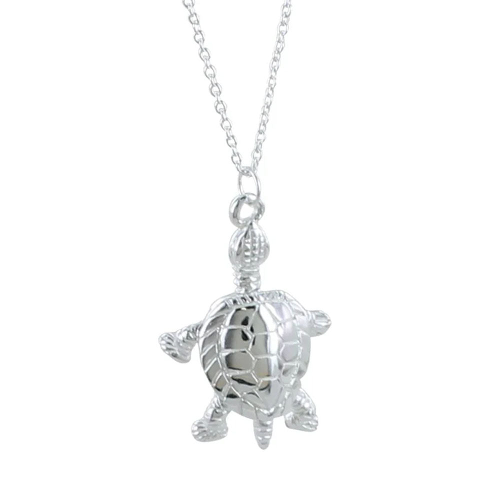 Reeves & Reeves Turtle Sterling Silver Necklace