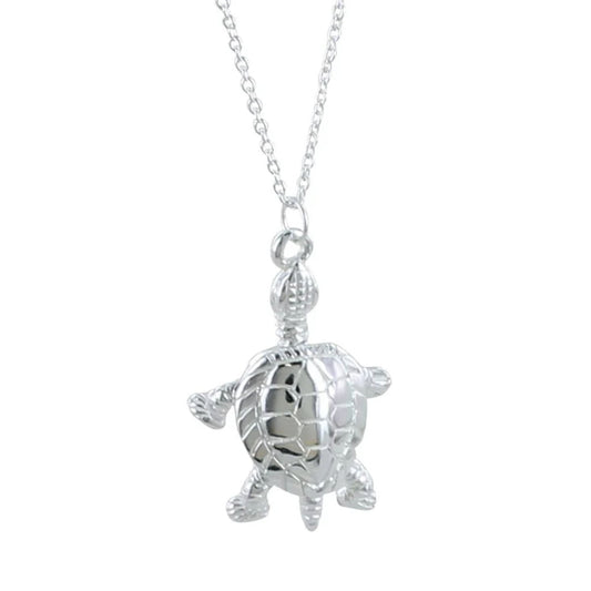 Reeves & Reeves Turtle Sterling Silver Necklace