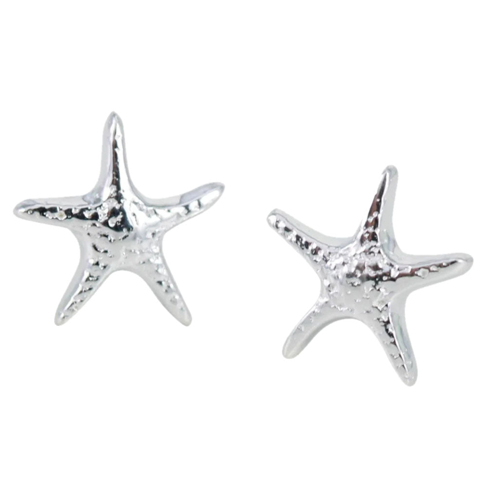 Reeves & Reeves Starfish Sterling Silver Stud Earrings