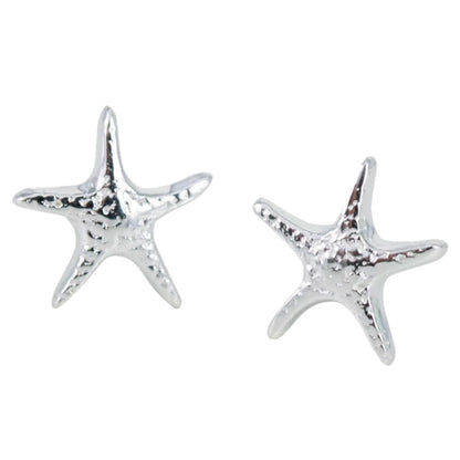 Reeves & Reeves Starfish Sterling Silver Stud Earrings