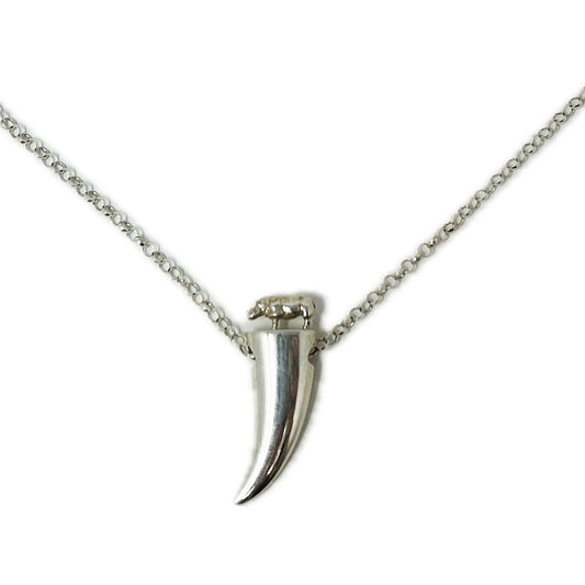 Young Designer Silver Rhino Pendant