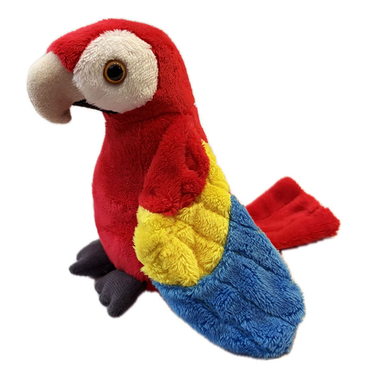 Be eco happy with our Eco Scarlet Macaw Soft Toy. Made from sustainable materials, this 13cm soft toy is perfect for playtime. Flap around with our Eco Pocketkins Scarlet Macaw and feel good about helping the environment.

A-parrot-ly, this little toy will bring a lot of joy!

13cm

Wipe clean.