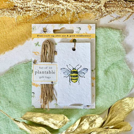 Bees and Blossoms Plantable Gift Tags
