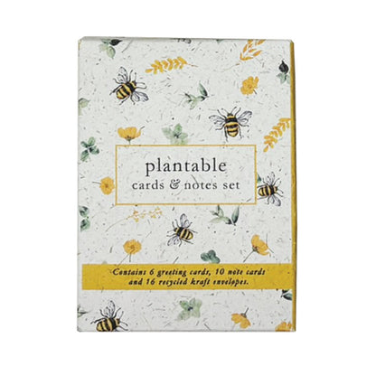 Bees and Blossoms Plantable Notecard Set