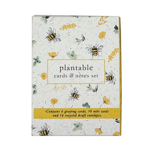 Bees and Blossoms Plantable Notecard Set