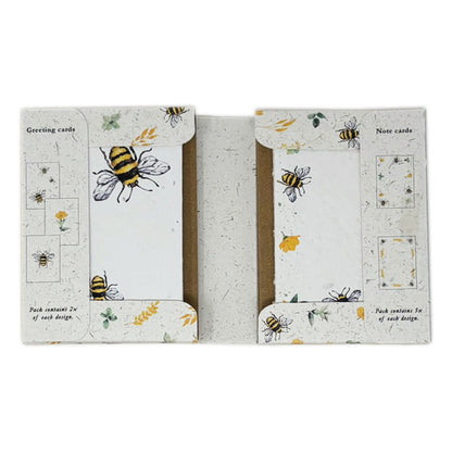Bees and Blossoms Plantable Notecard Set