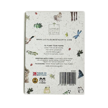 Woodland Wonders Plantable Notecard Set
