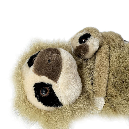 Hanging sloth with baby soft toy - 84cm