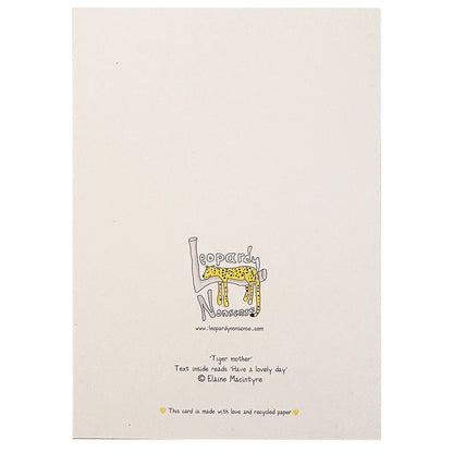 Tiger Mothers Day card