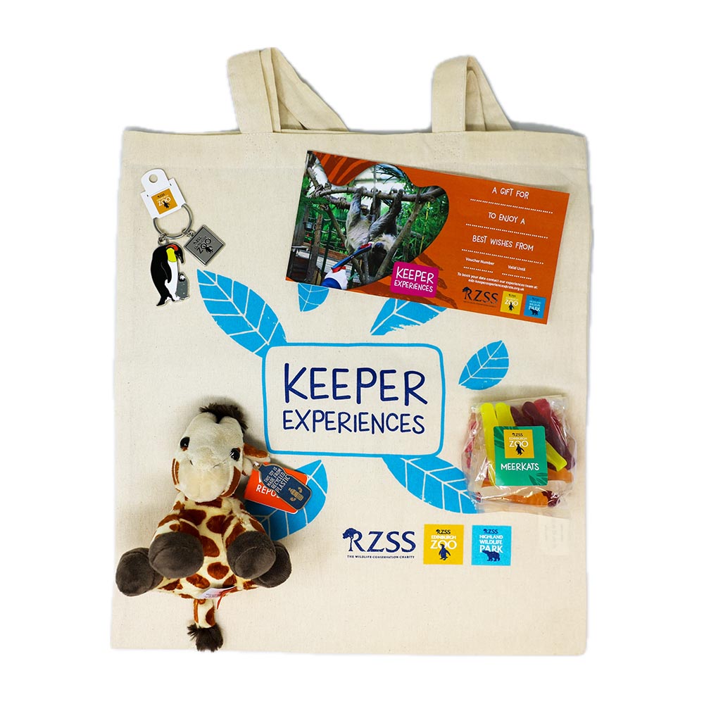 Edinburgh Zoo Keeper Experience Gift Bag