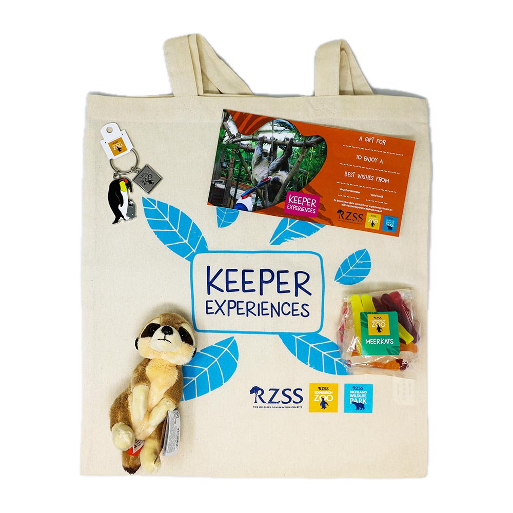 Edinburgh Zoo Keeper Experience Gift Bag