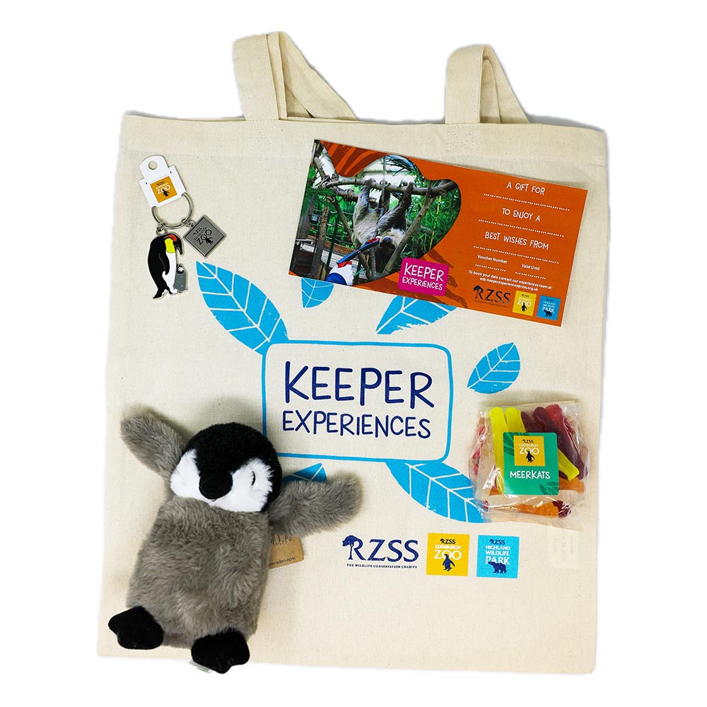 Edinburgh Zoo Keeper Experience Gift Bag