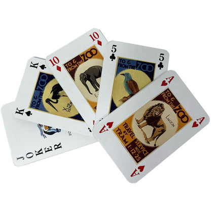 Edinburgh Zoo memories tram posters pack of playing cards
