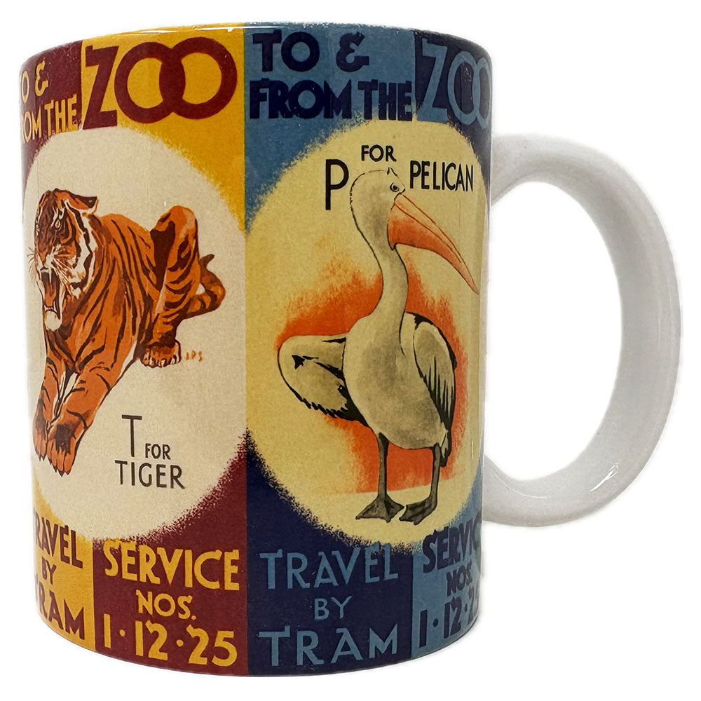 Tram posters mug Edinburgh Zoo memories