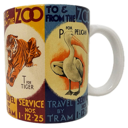 Tram posters mug Edinburgh Zoo memories