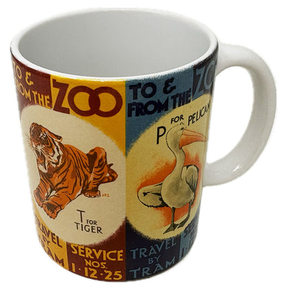 Tram posters mug Edinburgh Zoo memories