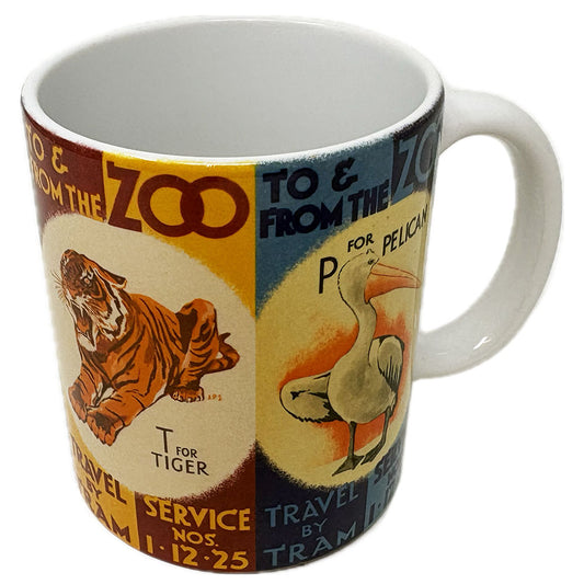 Tram posters mug Edinburgh Zoo memories