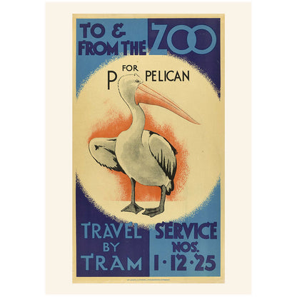 Edinburgh Zoo memories tram posters A4 collection (6 prints)