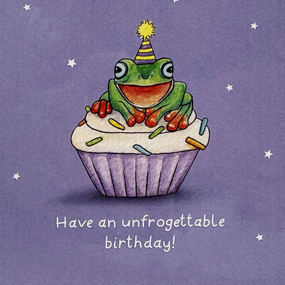 Unfrogettable birthday greeting card