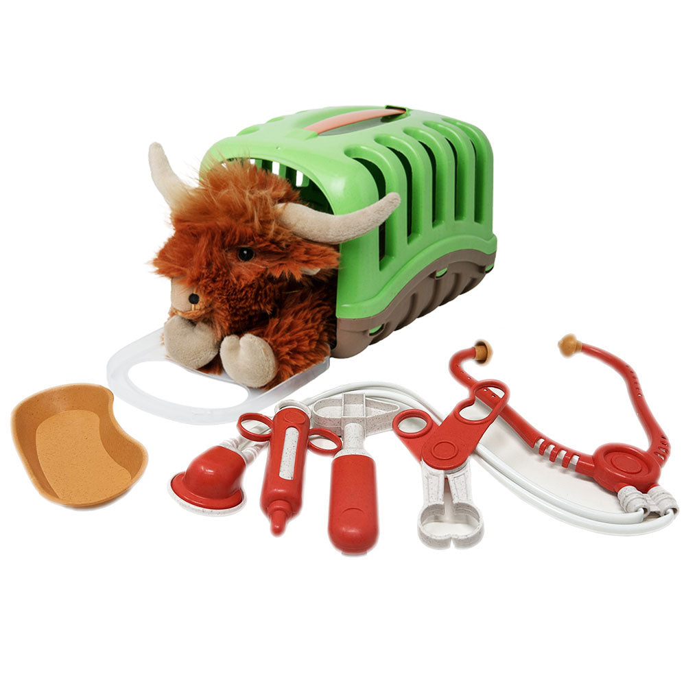 Highland Cow Vet Set