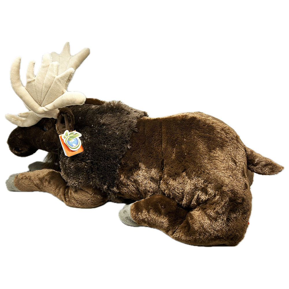 Get ready to go on an adventure with our Jumbo Elk (moose) plush toy! This oversized plush boasts antlers and a mixed plush textures, making it the perfect companion for any playtime. Bring some quirky fun to your collection with this playful and lovable Jumbo Elk.