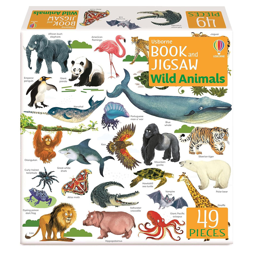 Wild Animals Book and Jigsaw