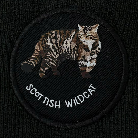 Wildcat Beanie Black - Highland Wildlife Park