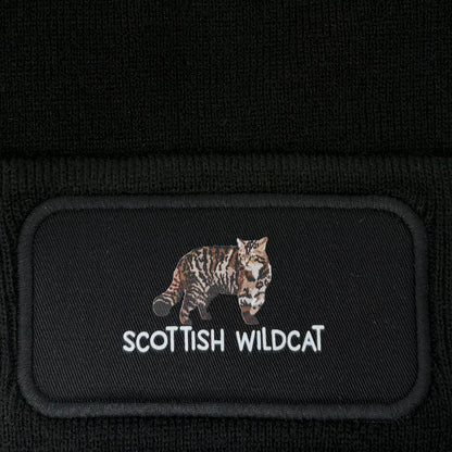 Highland Wildlife Park wildcat beanie - black