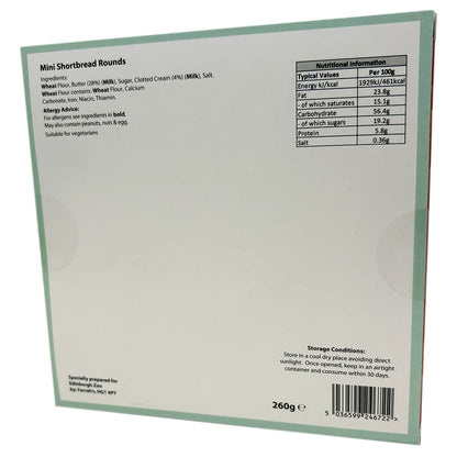 Edinburgh Zoo Winter Shortbread Rounds Box 260g