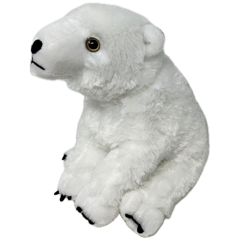 Grrrrrrrab a new eco pal in this cuddly Polar Bear soft toy. Made from 100% recycled materials, super soft luscious plush body and shorter defined plush on nose, paws and ears. Felt accents, embroidered stitching and shiny eyes make this unique toy all the more realistic.

25cm

Machine Washable