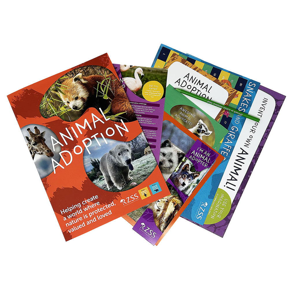 Adoption pack from Edinburgh Zoo and Highland Wildlife Park