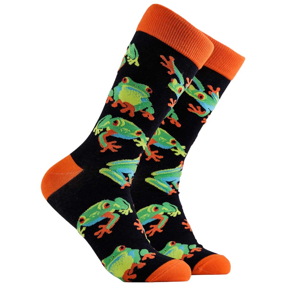 Socktopus frog socks - dark navy