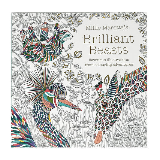 Brilliant Beasts Colouring Book by Millie Marotta