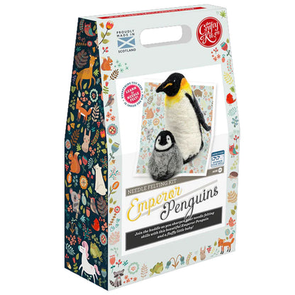 Emperor Penguins Needle Felting Kit