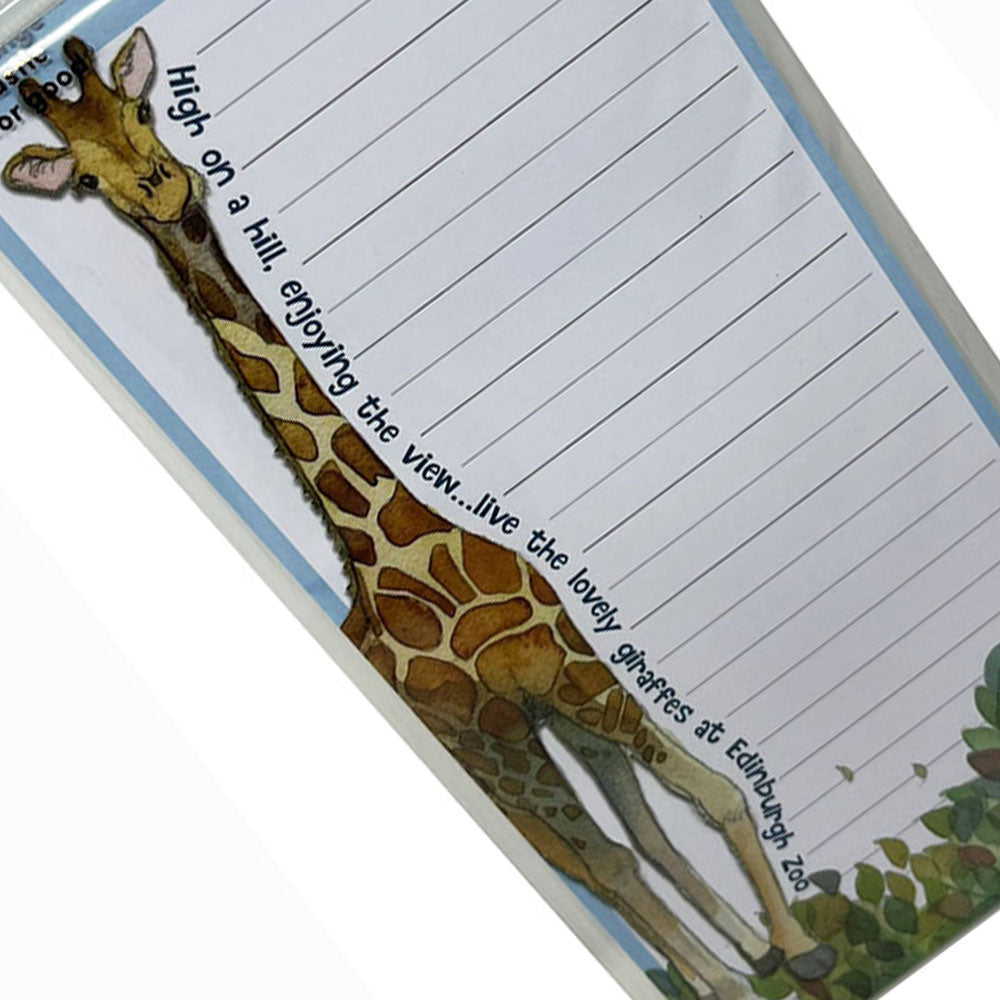 Emma Ball Giraffes Magnetic Notepad