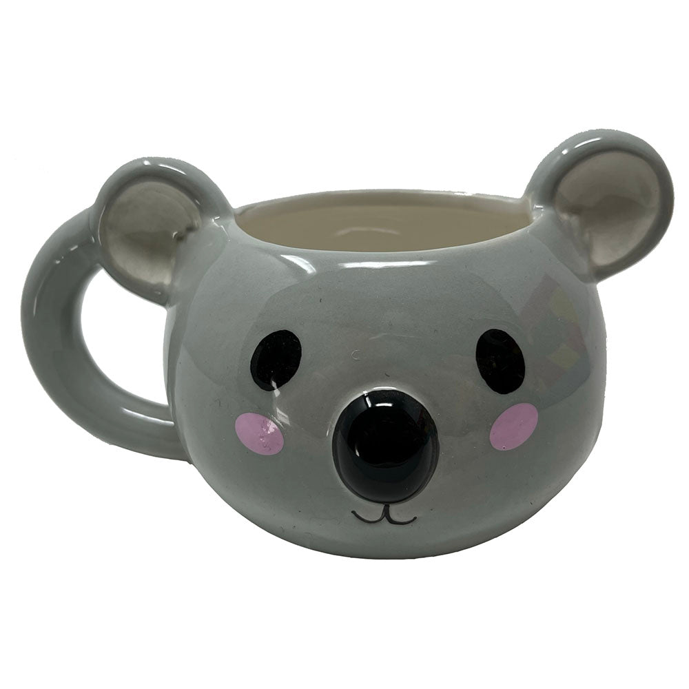 Enjoy something hot in this cutiemal Koala head shaped ceramic mug. This cheerful koala cup can hold up to 700ml and comes in a lovely colourful box.  10 x 17.5 x 12.5cm