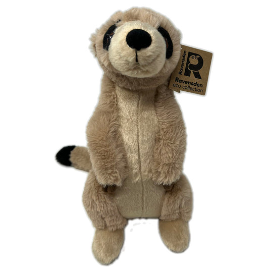 This fun Meerka soft toy by Ravensden is a perfect gift for any animal lover! Part of our Eco collection, this meerkat is made from 100% recycled materials. Super soft plush body and stitched eyes.