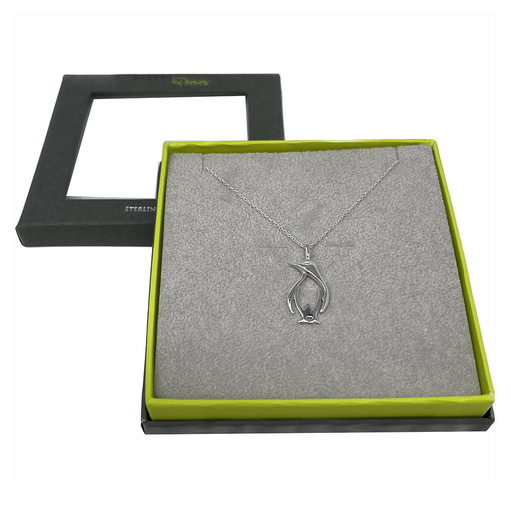 Reeves Reeves Exclusive RZSS Sterling Silver Penguin Necklace