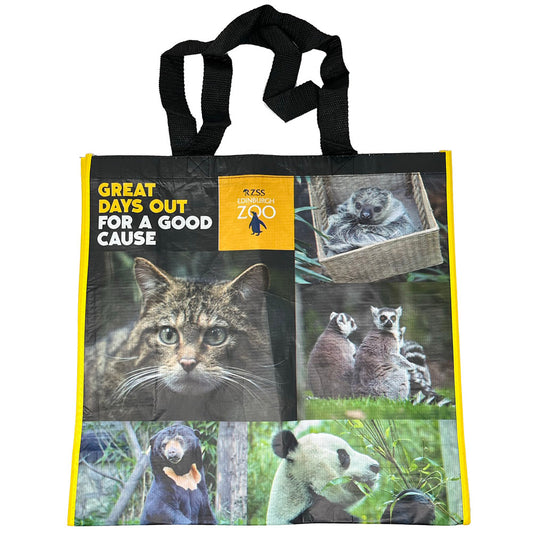 Edinburgh Zoo Recycled Shopping Bag