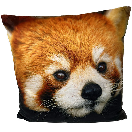 This sweet Red Panda Cushion from Deluxebase is perfect for all animal lovers. The cushion features a double sided print and cover can be removed for cleaning. 40 x 40 cm