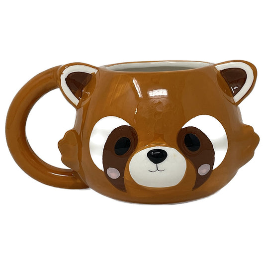 Adoramals Red Panda Head Ceramic Mug