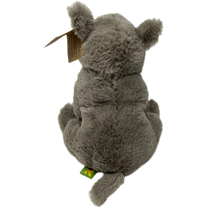 This super soft and cuddly Rhino by Ravensden has a plush body and felted horn. Stay Eco friendly as this toy is made from recycled materials. Suitable from Birth. Wipe Clean Only. Size: 23cm