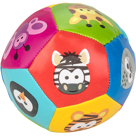 Young kids will love playing with this soft animal ball from Nature Planet. Featuring your favourite animals and soft and safe for any playtime.