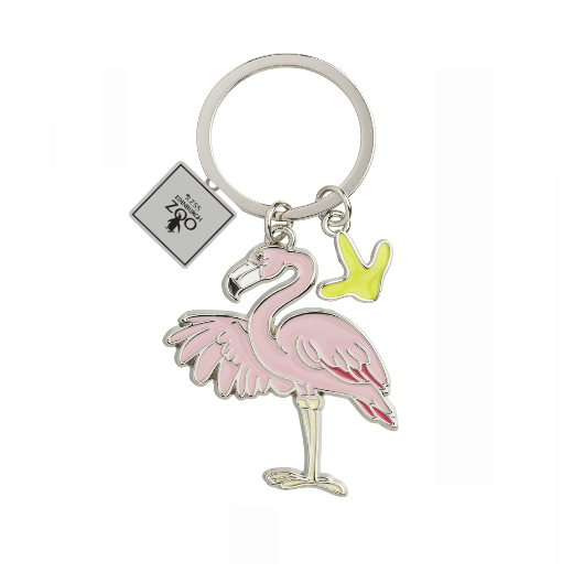 A range of high quality metal keyrings branded with the official Edinburgh Zoo logo. Dimensions: 12 x 5cm. Available in penguin, red panda, tiger and flamingo designs.