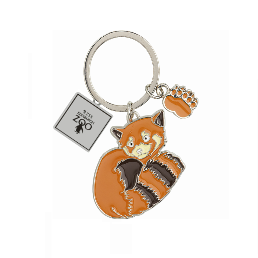 A range of high quality metal keyrings branded with the official Edinburgh Zoo logo. Dimensions: 12 x 5cm. Available in penguin, red panda, tiger and flamingo designs.